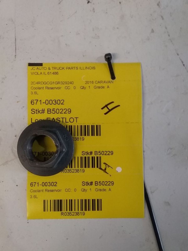 Coolant Reservoir Fits 08-20 CARAVAN 3523819