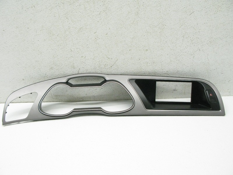 13-16 AUDI B8 A4 S4 RS4 DASH TRIM BEZEL GAUGE CLUSTER MMI SCREEN OEM 042622