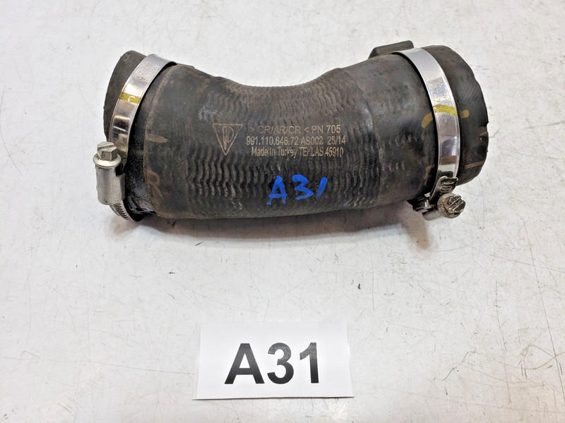 ✅17-19 OEM Porsche 991 911 Rear Left Intercooler Line Charge Air Hose Pipe