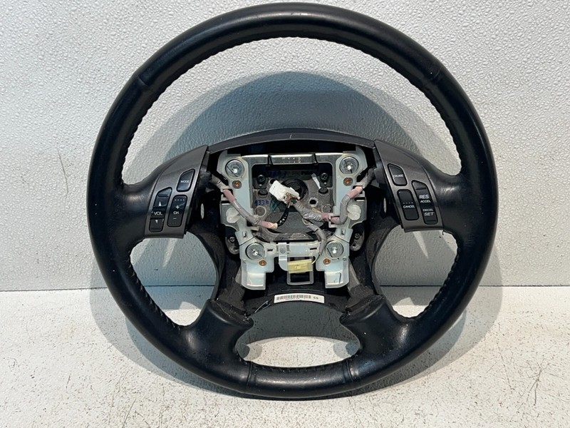 05-10 Honda Odyssey Leather Steering Wheel Black W/Controls OEM