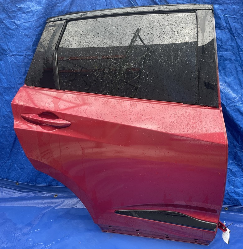 ACURA RDX REAR RIGHT PASSENGER SIDE DOOR ASSEMBLY RED (R568P) 2019-2025 # 105577