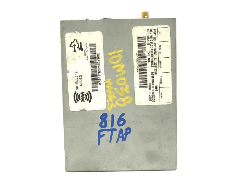 XM Satellite Receiver Module Opt U2K 25912359 Fits 2007-2009 Cadillac SRX 14574