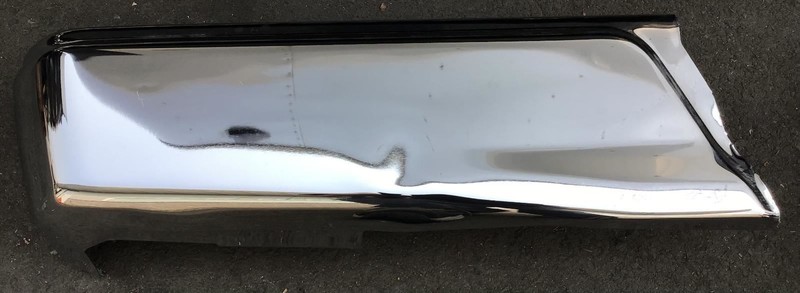 2015-2020 F150 Rear LH Rear Bumper End Chrome w/o park assist FL3Z17096A