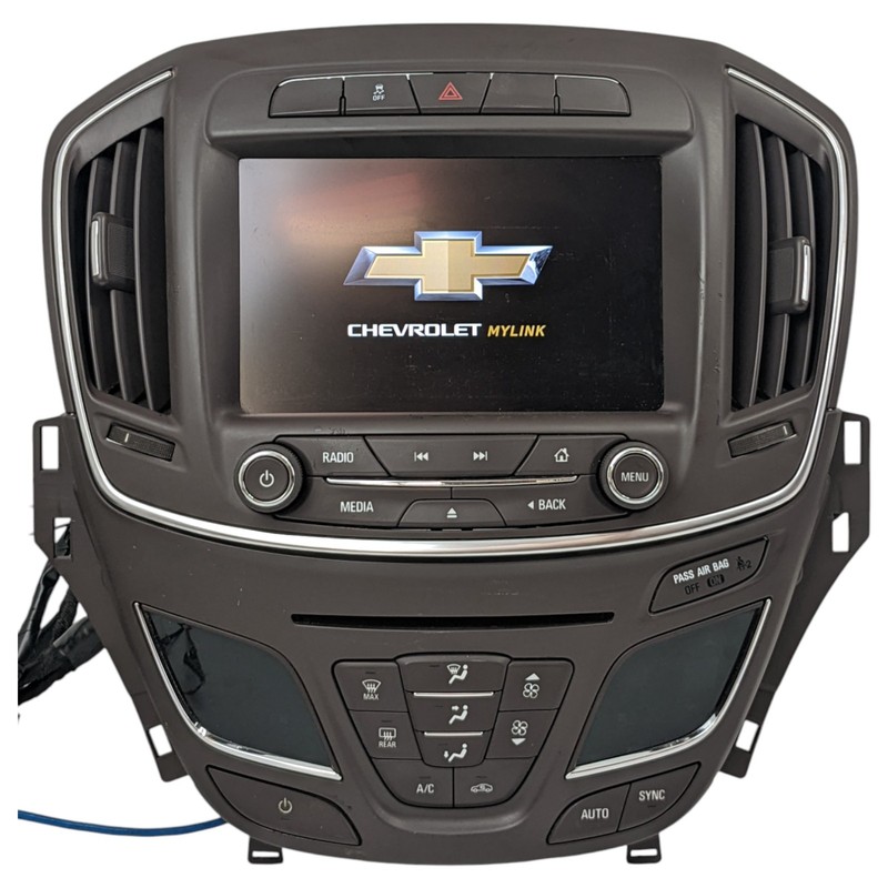 15-17 Buick Regal Radio CD Player Display Screen Air Vent AC Climate Control OEM