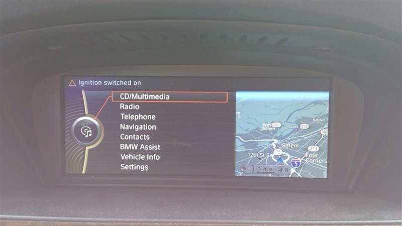2010-2013 BMW 328i 8.8" GPS Nav Screen Monitor Info Menu 65 82-9 211 969 Stereo