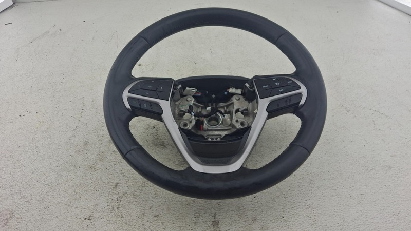 14-21 Jeep Grand Cherokee Black Leather Steering Wheel OEM