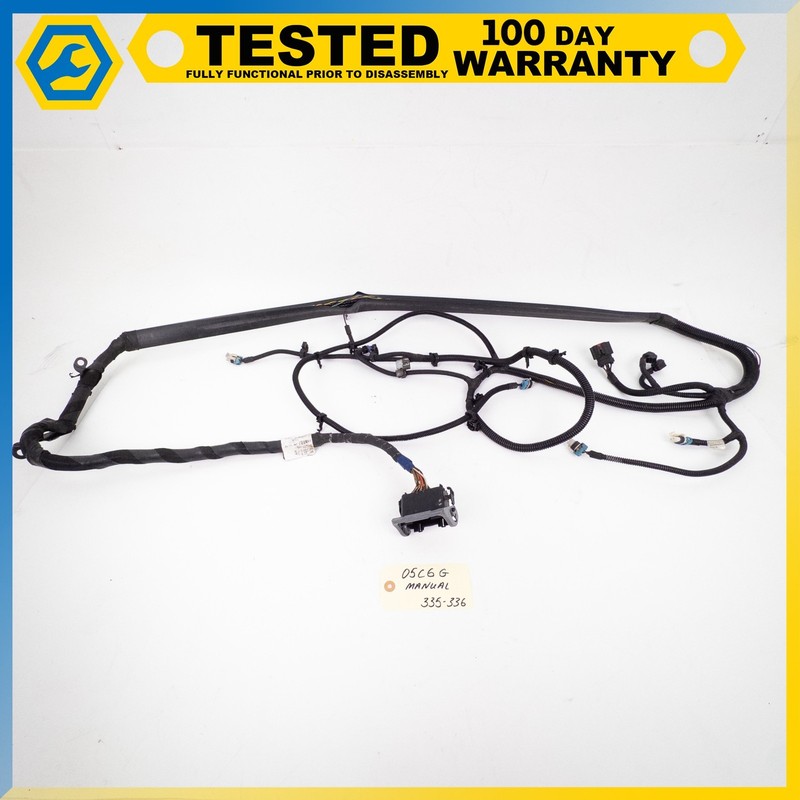 05-13 CHEVROLET CORVETTE C6 MANUAL TRANSMISSION WIRE WIRING HARNESS CABLE OEM