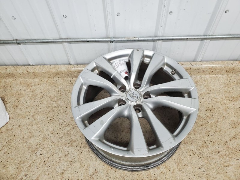 Wheel 18x8 Alloy 10 Spoke Gloss Painted Finish Fits 08-10 INFINITI M35 303653