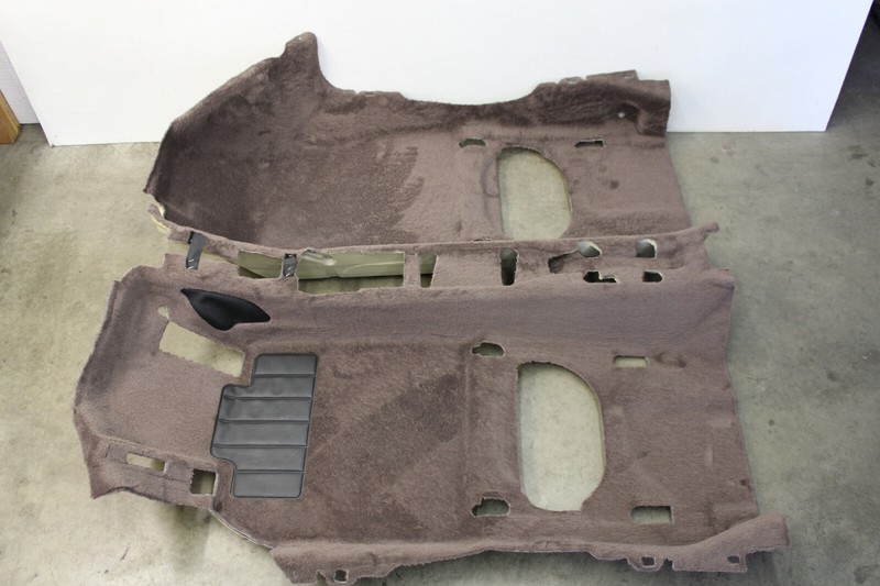 Porsche Cocoa Brown Carpet Interior Mat Boxster Cayman Genuine Oem 2005-2012