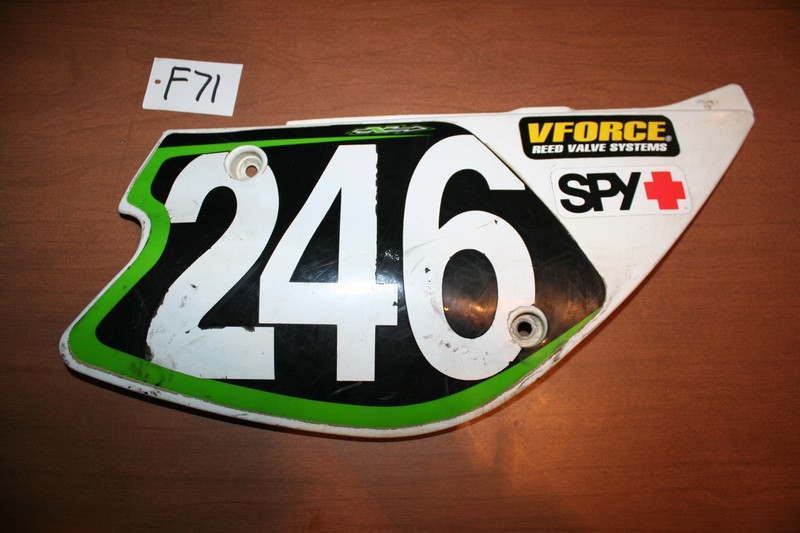 Kawasaki KX80 KX100 Side Panel Right OEM 36001-1585