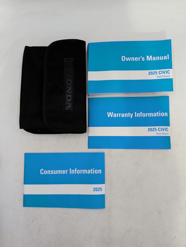 2025 HONDA CIVIC HATCHBACK OWNERS MANUAL LX Sport Sport Hybrid SI Sport Touring