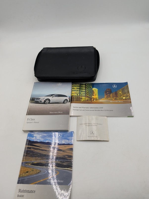 2009 MERCEDES BENZ R R320 R350 CLASS Operators Owners Manual SET