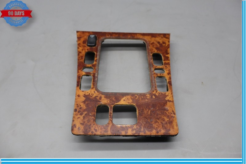 00-03 Mercedes E300 E430 Center Console Shifter Trim Bezel Assembly Wood Oem