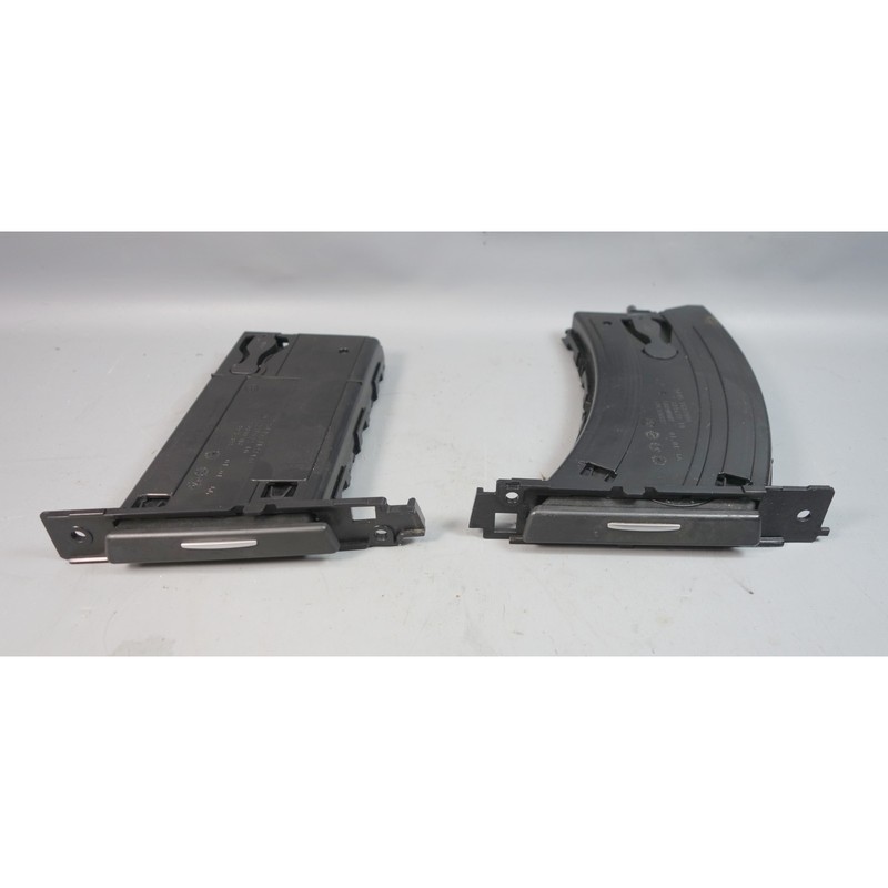 06-13 BMW E9x 3-Series Dashboard Cup Holder Pair Black w/ Chrome Trim OEM