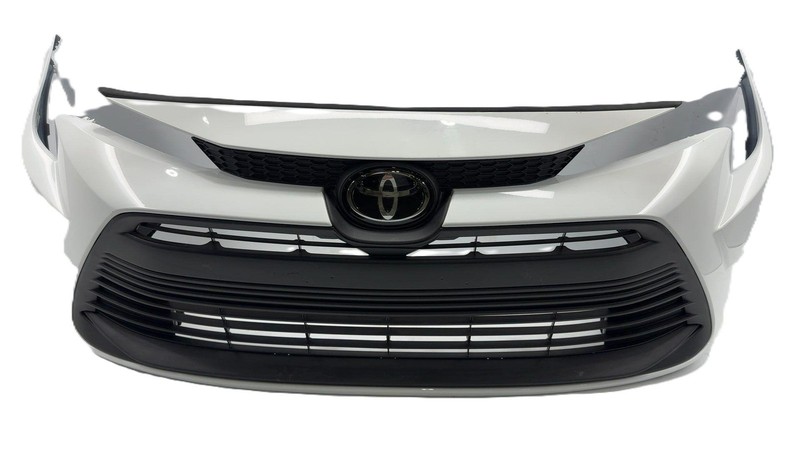 2020-2024 Toyota Corolla LE Front Bumper Assembly White W/o LED Running Lamps