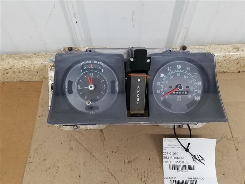 Speedometer Station Wgn Without Trip Odometer Fits 87-89 BONNEVILLE 282366