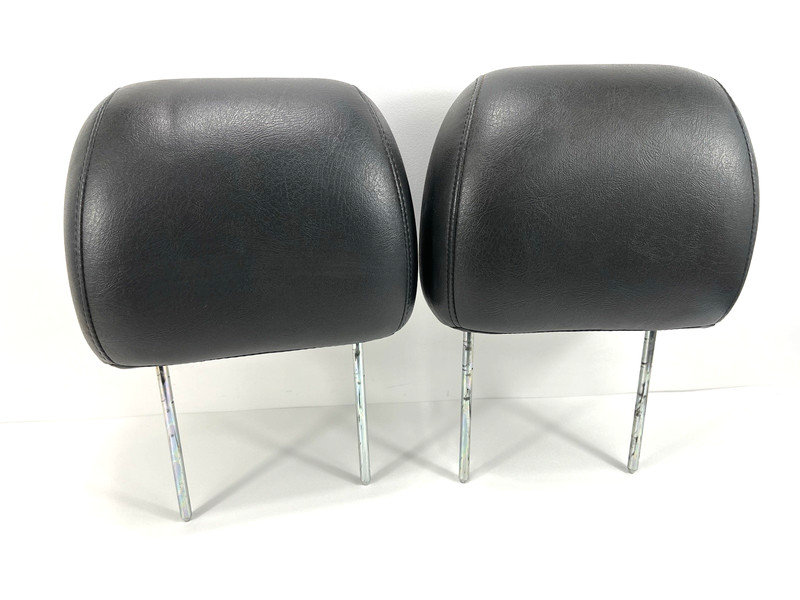 03-06 SILVERADO SIERRA PAIR OF 2 FRONT HEADREST HEAD REST LEATHER *69D Dark Gray