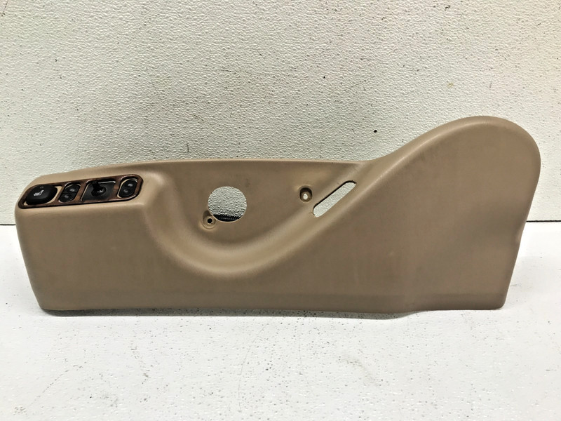 1999 Navigator LH Left Driver Power Heated Seat Side Trim Switch Bezel Beige