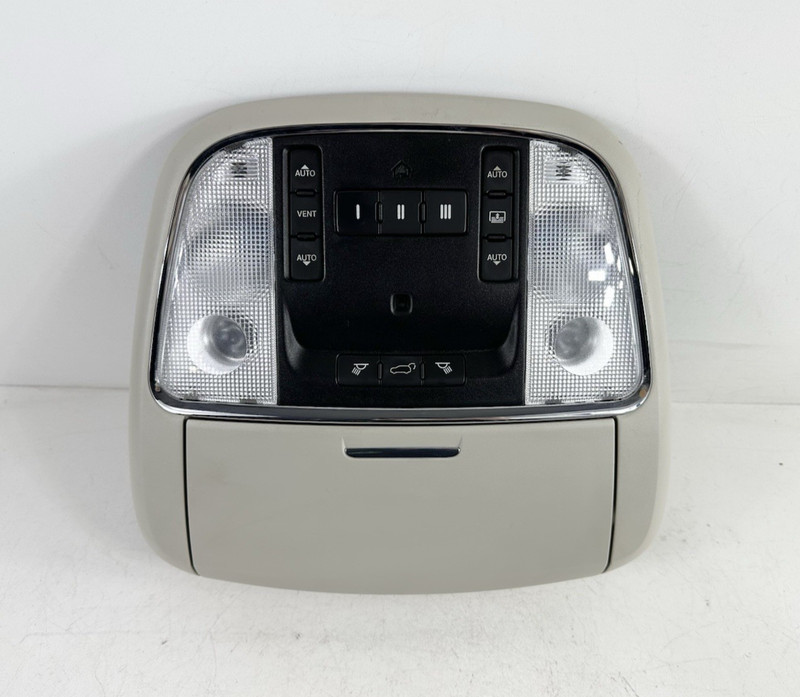 2011-12 Jeep Grand Cherokee Overhead Console Dome Map Light 1UC781DAAA Gray OEM