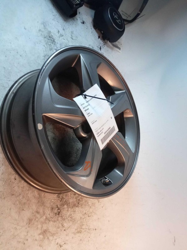 2017 Hyundai Elantra 15x6 Alloy Wheel Blue OEM 52910F3100 - Used, Some Nicks