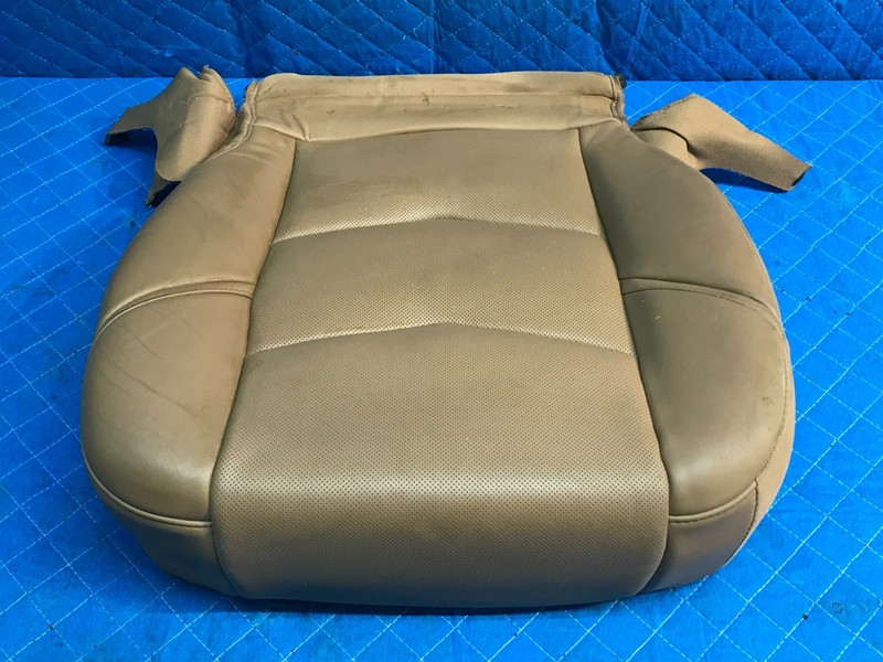 2016 - 2020 CADILLAC ESCALADE OEM FRONT RIGHT LOWER LEATHER SEAT CUSHION BEIGE