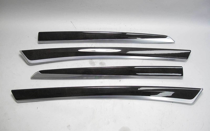 BMW F10 5-Series Factory Interior 4 Door Wood Trim Finisher Set Ash Pearl OEM