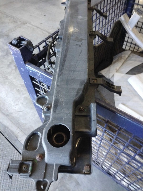 2015 Hyundai Genesis OEM Silver Bumper Impact Bar - Used, 138K Miles