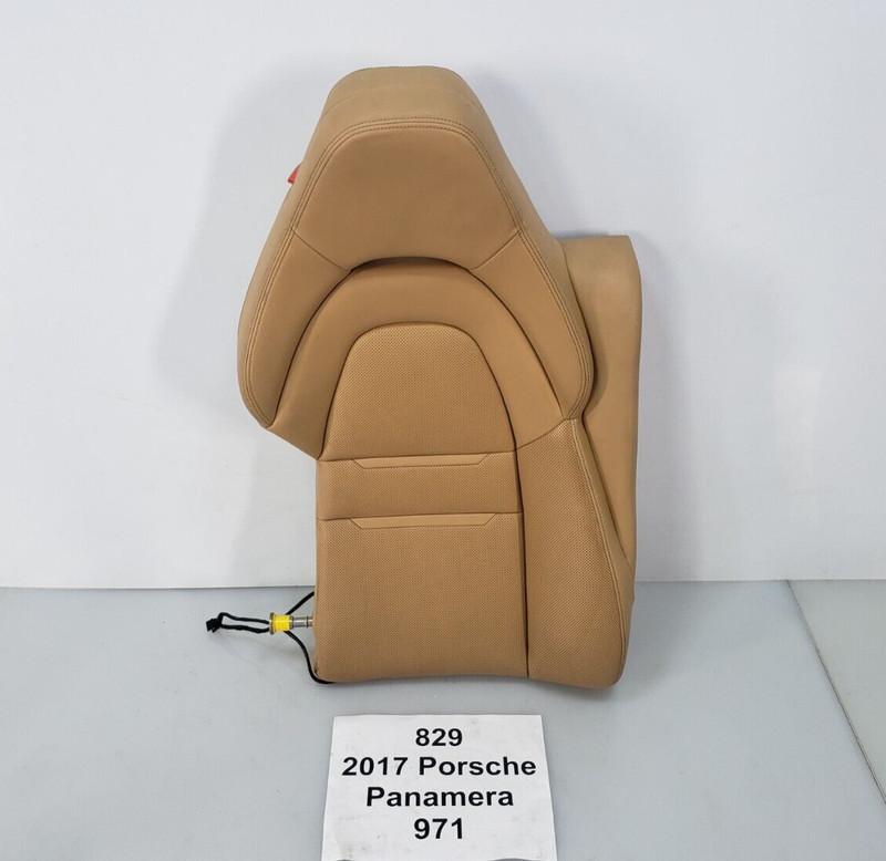 ✅ 17-22 OEM Porsche Panamera 971 Rear Passenger Seat Beige Leather Tan Sand