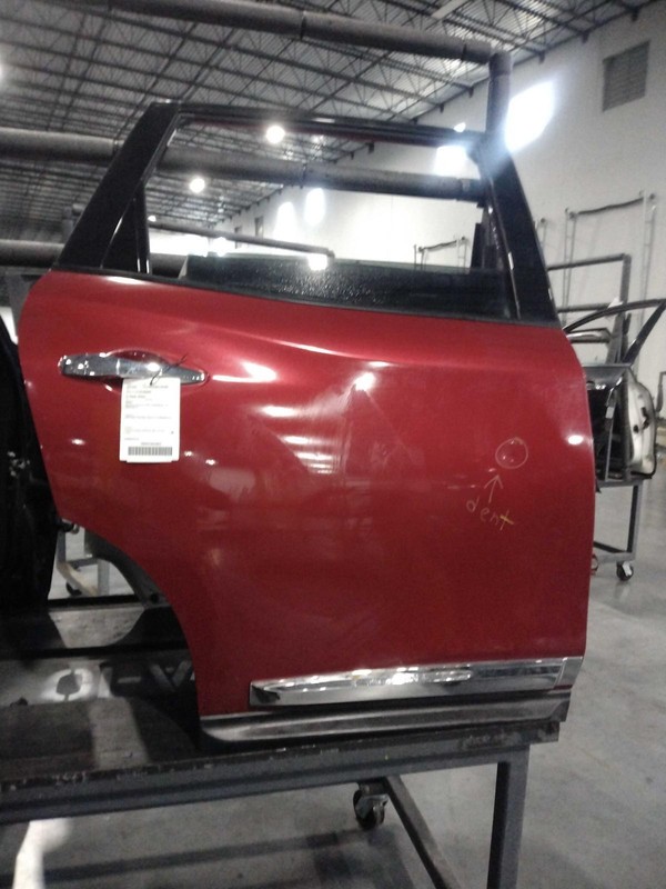 2016 Nissan Pathfinder Rear Right Door Red OEM 57668 Used 101K Miles