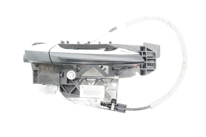 07-09 MERCEDES S550 W221 REAR RIGHT PAS SIDE EXTERIOR DOOR HANDLE BLACK C040 OEM