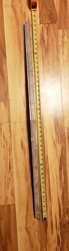 1962 CHEVROLET FULLSIZE PASSENGER CAR HOOD LIP MOLDING IMPALA OEM #1