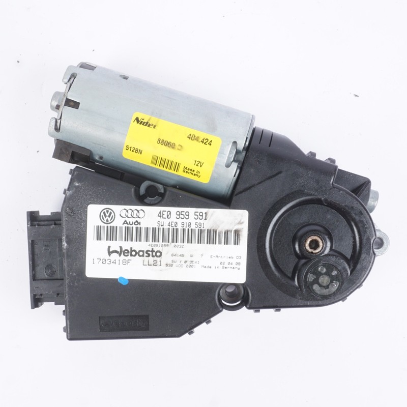 2004 - 2009 Audi A8 Quattro Sunroof Motor 4E0959591B OEM