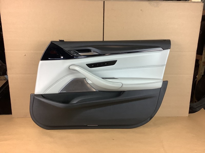 Bmw M5 F90 2018 4.4L Front Right Door Trim Panel w/ Switch Carbon 18 19 20 :O