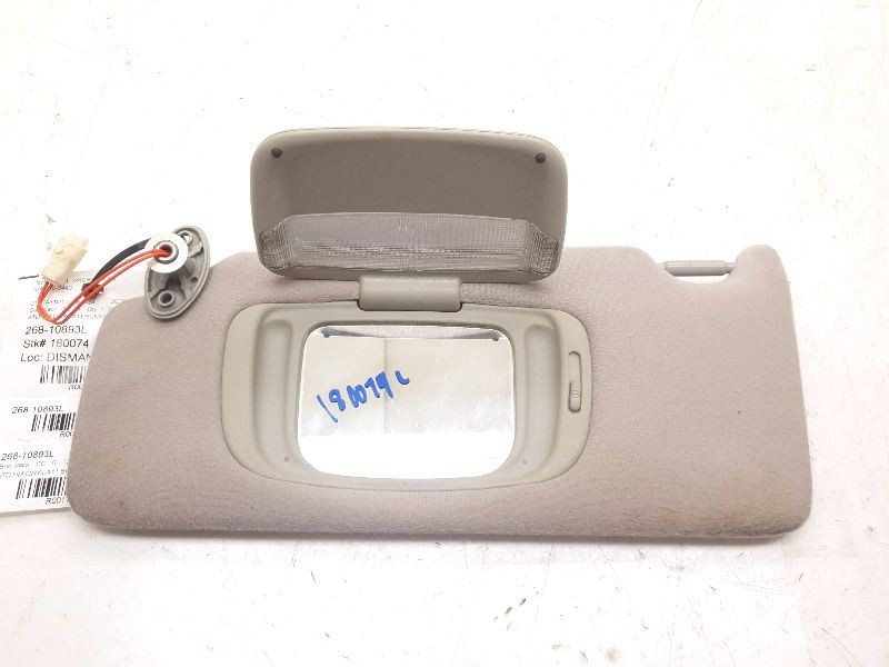 Driver Left Sun Visor Illuminated Fits 06-09 LEXUS RX400H 176079