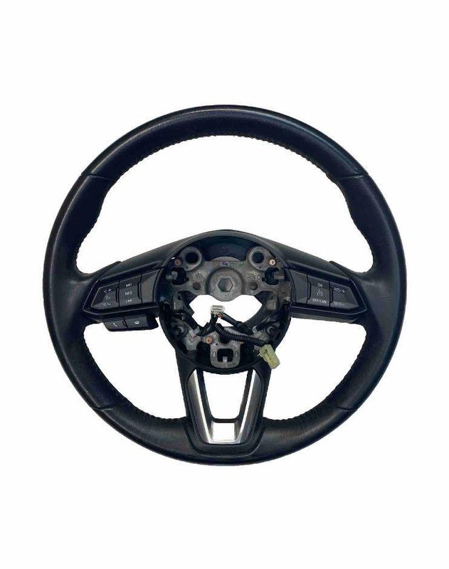 Mazda CX3 steering wheel from 2018 to 2019 black leather assy OEM B63E32982A02