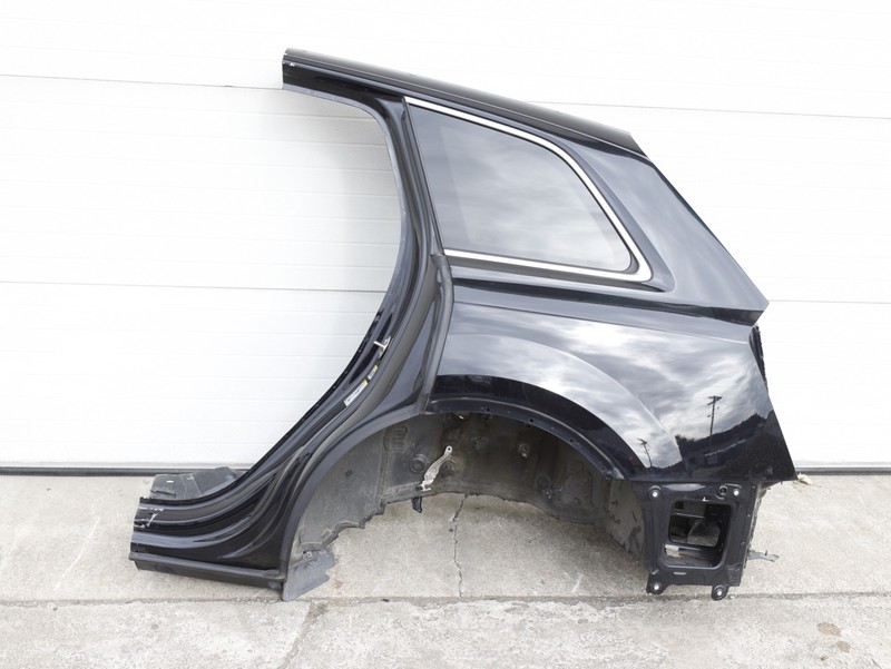 2017-2023 Audi Q7 SQ7 Left Driver Rear Quarter Panel Body Clip Cut Black C9X OEM