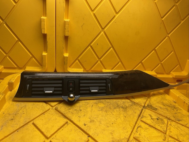 BMW 2012-2018 E90 F32 3 4 SERIES CENTER DASH WOOD TRIM AND AC VENT OEM 9231229