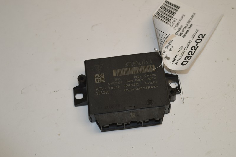 2011-2014 PORSCHE CAYENNE PARK PARKING ASSIST CONTROL MODULE UNIT OEM