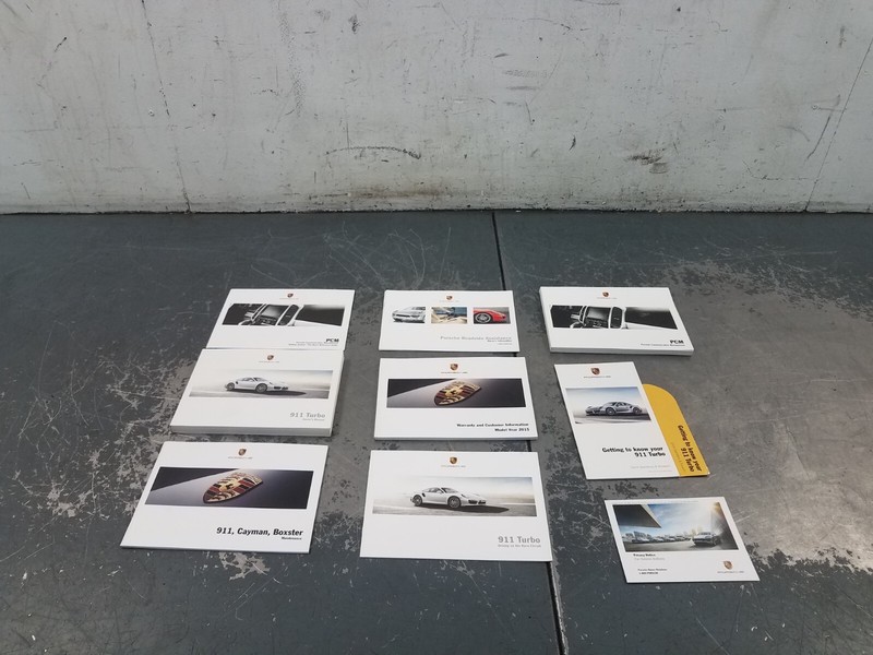 2015 Porsche 911 Turbo S 991 Owners Manual #0222 LL6