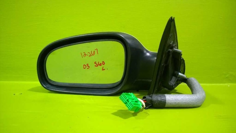 01-09 S60 S70 DRIVER LEFT POWER FOLDING SIDE VIEW MIRROR W/PUDDLE LIGHT 212-20