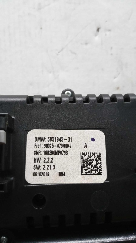 2017 BMW X6 A/C Selector Switch OEM Grey 64116831943 6 Month Warranty