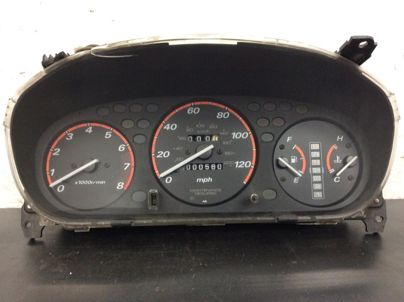 97-98 Honda CR-V AT ABS Instrument Cluster Speedo Tacho Meter Gauges 580mi OEM