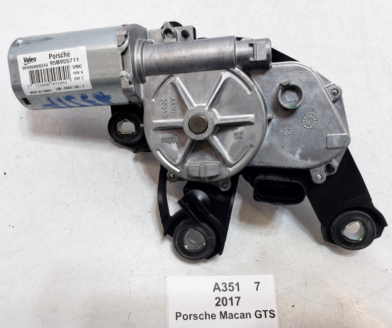 ✅ 15-25 OEM Porsche Macan GTS 95B Rear Glass Windshield Wiper Motor 34k