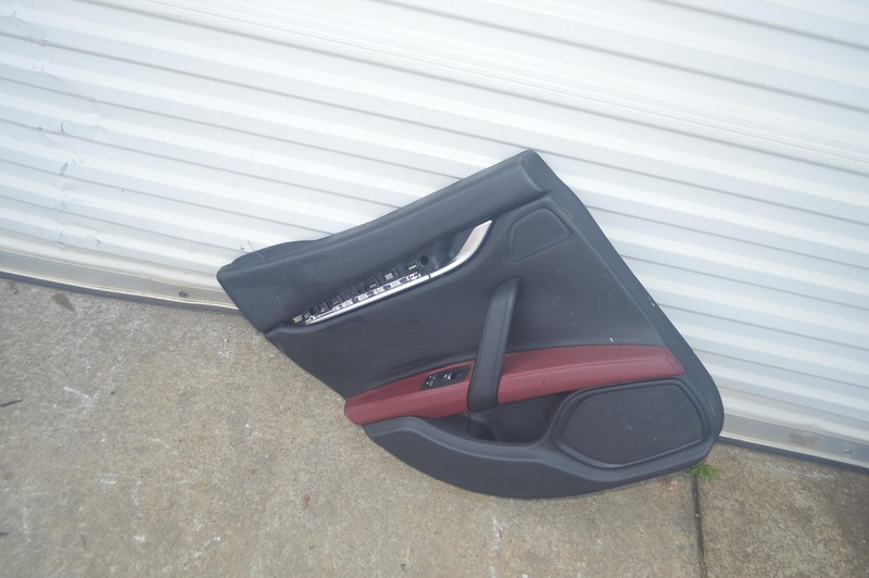 2014-2019 MASERATI GHIBLI REAR LEFT DRIVER SIDE INTERIOR DOOR PANEL COVER OEM