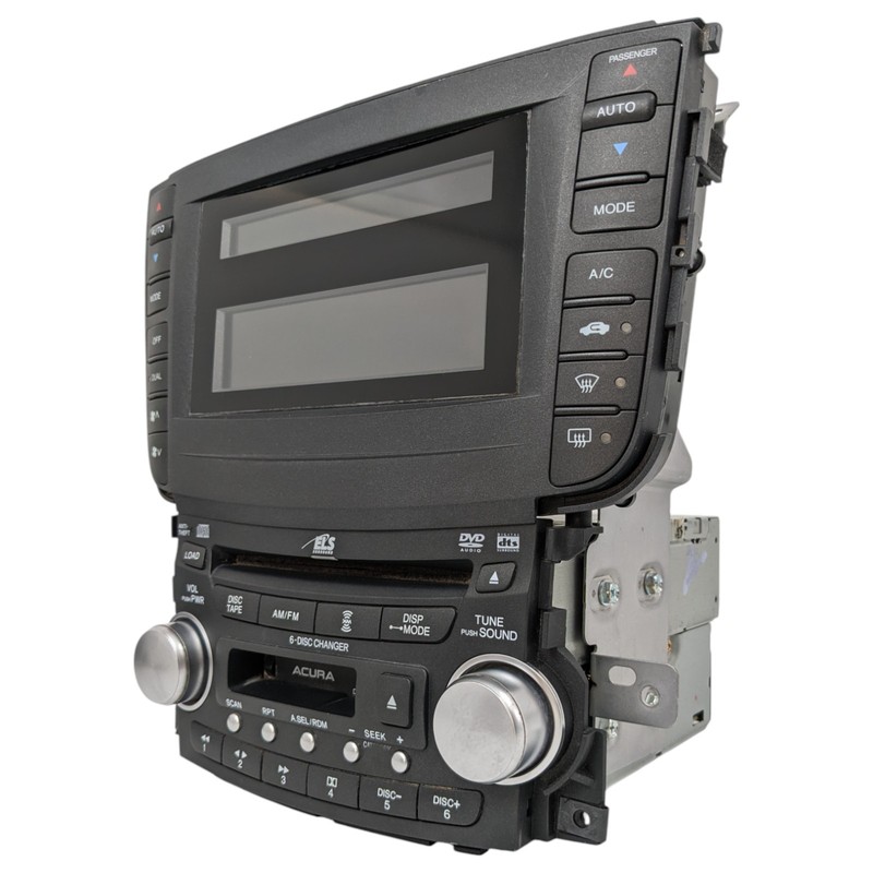 04 05 06 Acura TL Cassette CD DVD Player Radio Display Screen AC Climate Control