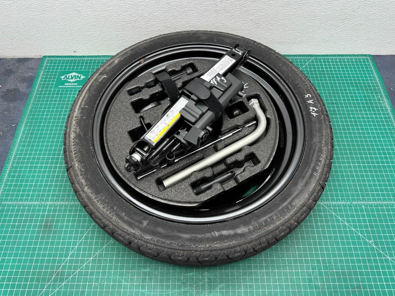 17-20 Audi A3 S3 Sedan SPARE TIRE WHEEL RIM T125/70R18 W/ JACK TOOLS KIT OEM