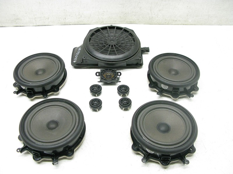 04-08 AUDI B7 A4 SEDAN FRONT REAR LEFT RIGHT DOOR TWEETER SPEAKER SET OEM 111020