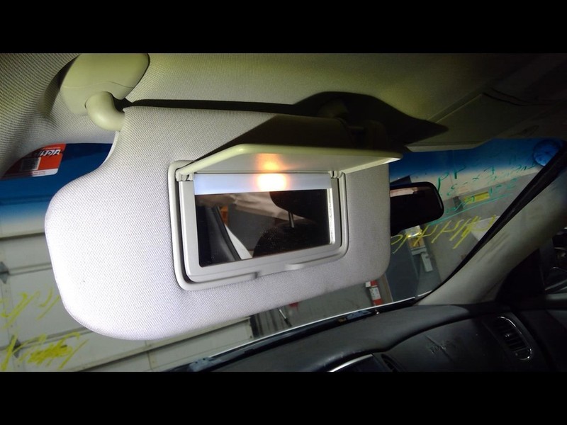 Driver Left Sun Visor Illuminated Fits 08-12 INFINITI EX35 1533857
