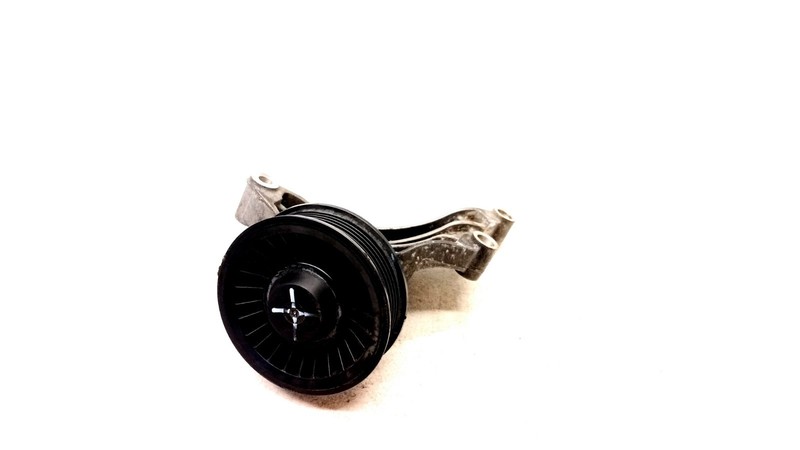 10-19 JAGUAR XJ XF XFR XFR-S F-PACE A/C DRIVE BELT IDLER PULLEY BRACKET OEM 0312