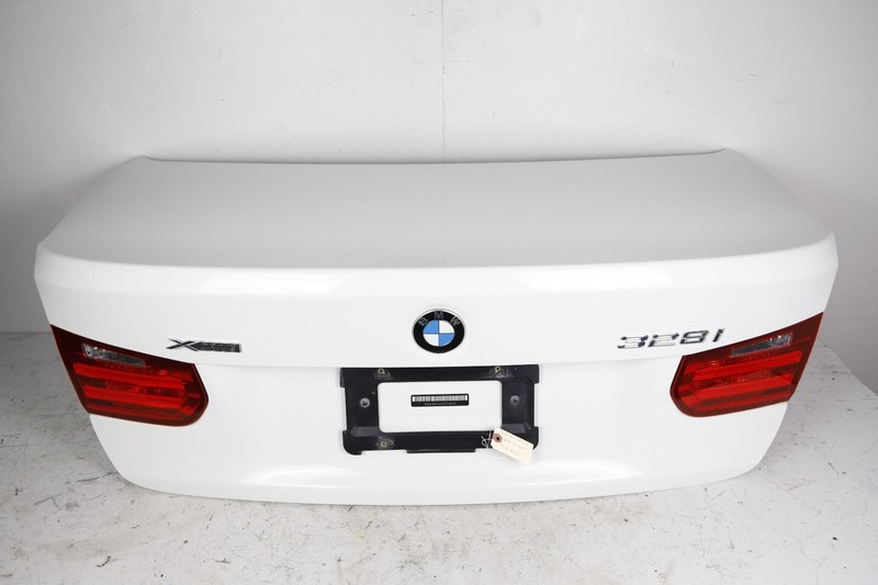 12-15 BMW F30 320i 328i 335i TRUNK COVER HATCH LID COMPLETE W/ CAMERA WHITE 300